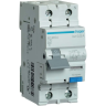 Дифференциальный автомат HAGER 1P+N 6kA С-10A I∆n=30мА, Тип А, винтовые клеммы, ширина 2М AD960J